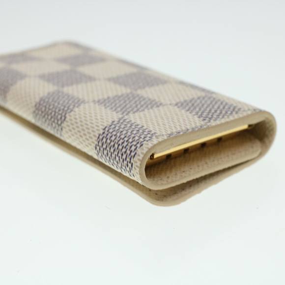 LOUIS VUITTON Damier Azur Multicles 4 Key Case N60020 LV Auth 41614 - Picture 16 of 16